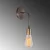 Opviq Zidna lampa E27 Socket, Bronzana