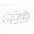 HANAH HOME TV polica Vina Walnut