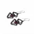 Uhani ALCHEMY GOTHIC - Black Widow - E428B