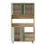 Hanah Home Višenamenska komoda RE7-SY, 120 x205 x35.5 cm, Hrast