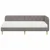 Vidaxl Kotna postelja Taupe 100 x 200 cm blago