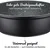 GSW SET PONEV Gourmet Granit aluminij 3-delni