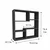 Hanah Home zidna polica Myra09, 70,8 cm, antracit