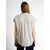 TOM TAILOR DENIM Bluza svetlo siva/bela