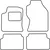 Textile car mats Ford Focus 2002-2004