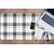 Decormat Podloga za pisalno mizo Plaid pattern 120x60 cm