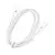 Dviced Cable USB-A to Lightning Nylon Textile 1,25m - White