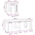 Blagovaonski stol 240 x 85 x 75 cm Konstruirano drvo