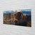 tulup.si Steklena slika Mountain sunset 120x60 cm 2 obešalnika