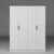 Hanah Home Ormar Kardelen 1600-99, 140x180x51,8 cm, Beli