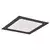 LED ugradno stropno svetlo RIGEL LED/10W/230V 4000K 16,8x16,8 cm crna