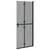 Walk-In zid za tuširanje Crna 80 x 6,5 x 190 cm