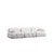 ATELIER DEL SOFA Sofa trosed Petite 3 White