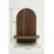 HANAH HOME Zidna polica Artmtkwll1D Wenge