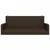 Vidaxl Gugalna klop rjava 119x56x48 cm poli ratan