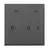 Hanah home Ormar Kale 225x235x52cm Antracit