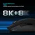 Edifier Bežični gaming miš, 8K, USB, Silent, Crni