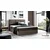 Boxspring postelja Wood 2 - 160x200 cm - temni hrast