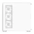 darkFlash Ohišje za računalnik Darkflash DS900 (belo) + 7 ARGB ventilatorjev
