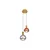 Opviq luster Luccas 2848-2A-20, LED 14 W, zlatni