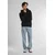 Mens hoodie Ultra Heavy Oversized black