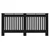 Pokrivač radijatora 2 pcs Crna 172 x 19 x 81,5 cm