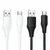 Hoco USB-A na USB-C kabel Hoco 3A, silikonski, 1 m, X124, bel