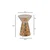 Livetastic MIZICA, 36/51/36 cm zlate barve