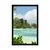 Plakat čudovita plaža na otoku La Digue - 30x45 no frame