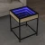 Stolić s beskonačnim LED svjetlima boja hrasta 40 x 40 x 51 cm