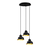Conceptum Hypnose Luster Berceste-180BLACK-S2, 40 cm, 3xE27, Crni