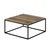 Hanah Home Loni Sto za dnevnu sobu Dore, Crno-Braon