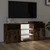 TV ormarić s LED svjetlima boja dimljenog hrasta 120x30x50 cm