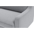 ATELIER DEL SOFA Sofa sa 3 sedišta Robin Extra 3 Fog Grey Walnut