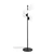 Aberto Design Podna lampa Faze-NT-115-1, 130 cm, 4 x E27, Crna