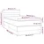 Vidaxl Box spring postelja z vzmetnico LED krem 80x200 cm blago