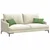 Jastučići za sofu 2 pcs Svijetlo zelena 50 x 30 cm