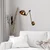 Opviq Sivani MR 657 Zidna lampa, Bronza