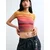 Desigual Bluza  rumena / merlot / temno rdeča