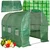 Vrtni Rastlinjak 2x3 6m2 Zelena