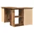 Kutni radni stol staro drvo 145x100x76 cm konstruirano drvo