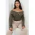 Trend Alacati Stili Ženska bluza Alc-X14673, Kaki
