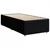 Vidaxl Box spring postelja z vzmetnico črna 80x200 cm blago