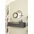 Hanah Home komoda Meyra 120, 120 cm, antracit / zlatna