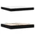 Okvir kreveta s madracem s madracem 2 pcs Crna tkanina