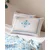 Madame Coco Set letnje posteljine Adorlee, 3 komada, Pamučni, 150x220cm,Plavo-narandžasti