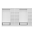 Hanah home Ormar Kale Plus 315x210x52cm Beli