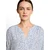 TOM TAILOR Bluza temno modra/bela