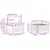Set vanjskih sofa 9 pcs Prirodna i svjetlosiva Poliester
