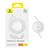 BASEUS USB kabel Baseus Free2Pull Mini USB-C na USB-C, 60 W, 1, (bel)